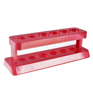 2023 Special Hot Selling Laboratory Test Tube Rack 12mm 16mm Abs Six Hole Holder Function Test Tube Rack With Rack