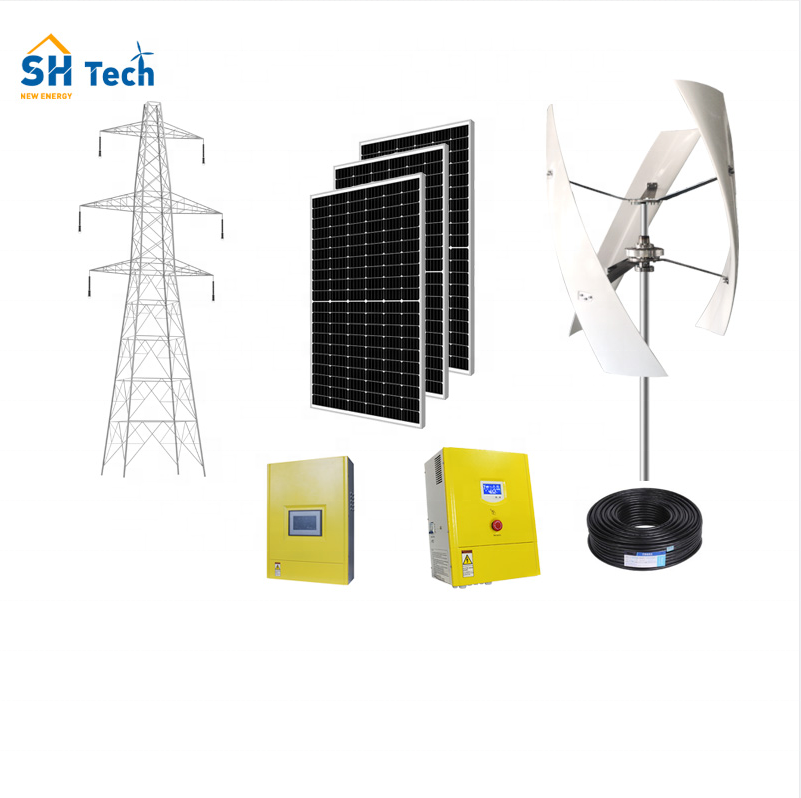 China Factory 500w 1000w 3000w 50000w 10kw Vertical Wind Turbine Generator VAWT