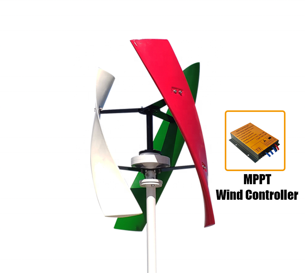 China Factory 500w 1000w 3000w 50000w 10kw Vertical Wind Turbine Generator VAWT