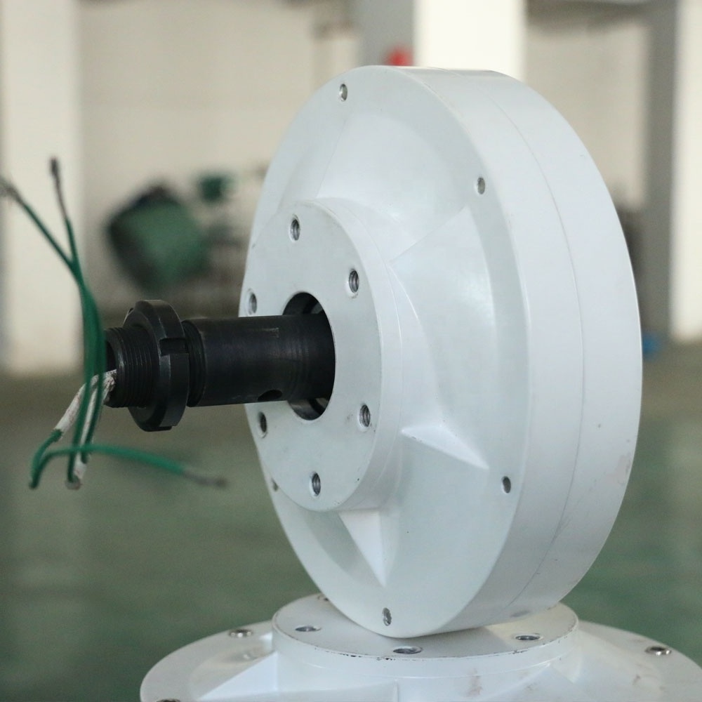 500W Precise Coil  350RPM Coreless  Gearless direct drive Wind Turbine Generator