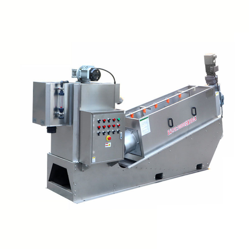 Stacked screw sludge dehydrator screw press sludge dehydrator sludge dewatering screw press