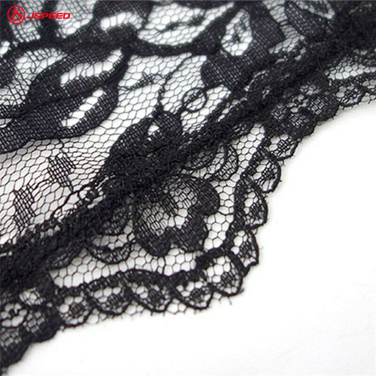 Hot sexy black transparent lace nightwear nighty for ladies with long sleeve