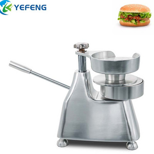 Luxury type different blow size 100mm, 130mm, 150mm  manual hand patty press machine /burger patty maker