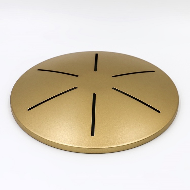 OEM Brass Flat Lamp Shade and Cover Metal Spinning and Fabrication Wholesale Lamp Covers & Shades