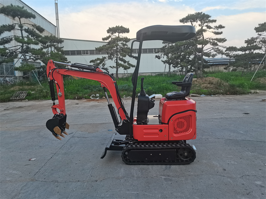 Agrotk 1ton 1.2ton EPA Crawler Small Bagger Digger Mini Excavator Swing Boom and Cabin