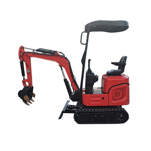 Agrotk 1ton 1.2ton EPA Crawler Small Bagger Digger Mini Excavator Swing Boom and Cabin