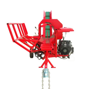 EPA approved petrol log splitter firewood processor forestry machinery firewood cutting machine