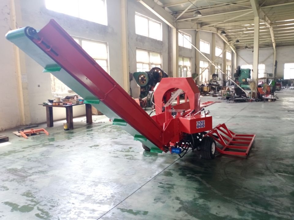 Firewood Stacking Conveyor Machine Petrol Log Splitter Wood Processor Firewood Elevator Belt Conveyor