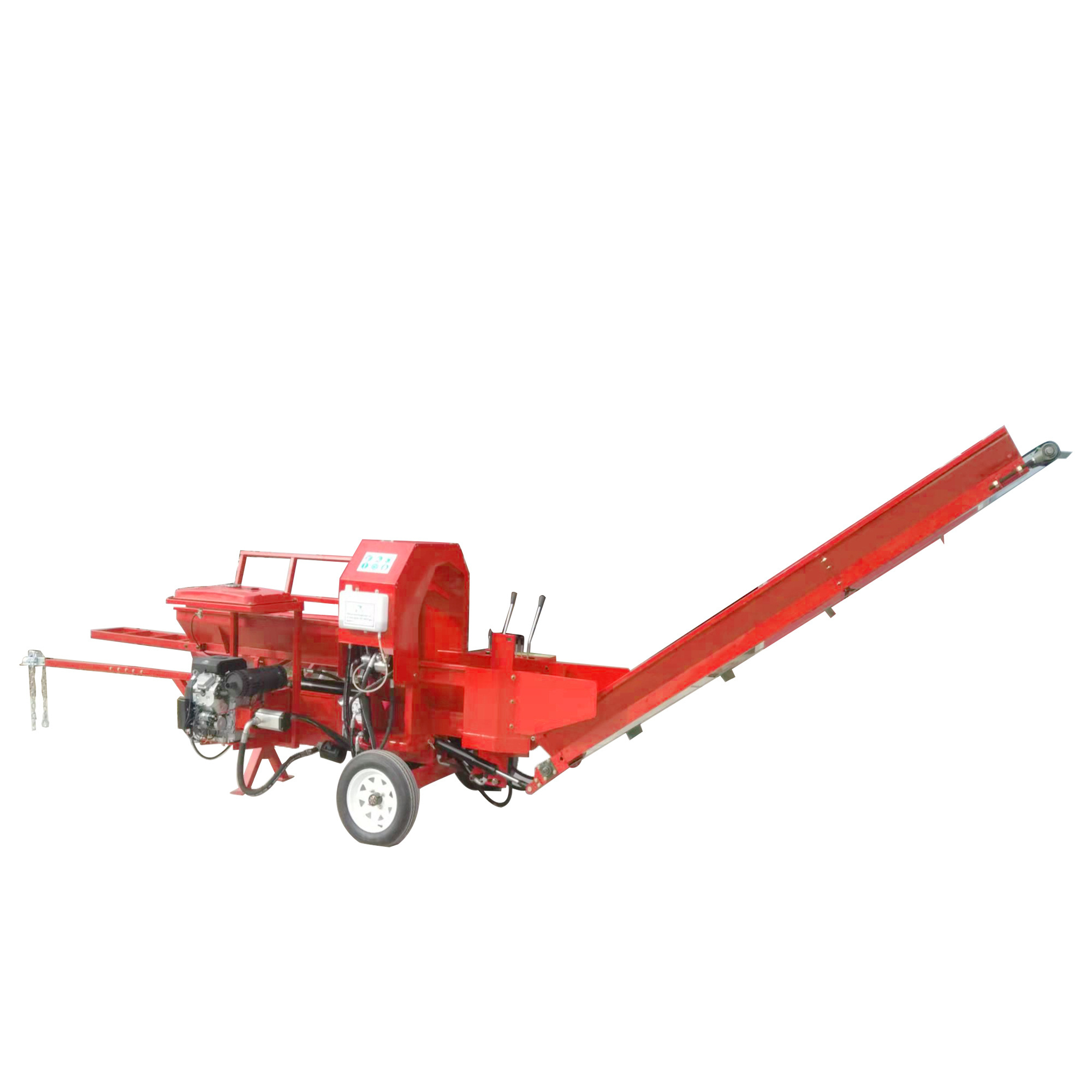 EPA approved petrol log splitter firewood processor forestry machinery firewood cutting machine