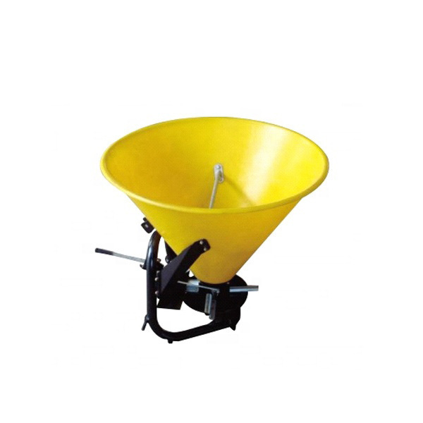 Tractor mounted seed salt spreader agricultural fertilizer spreader