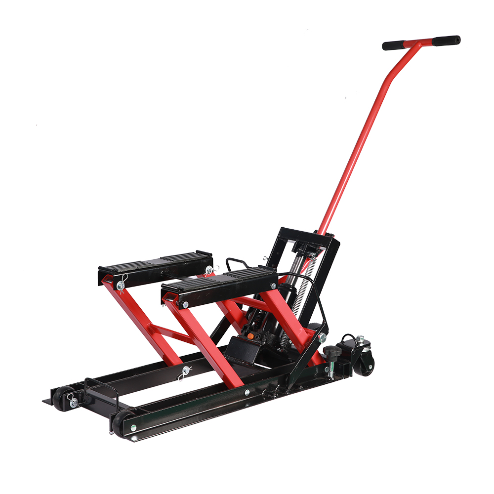 Portable china scissor hydraulic motorcycle lift table for sale