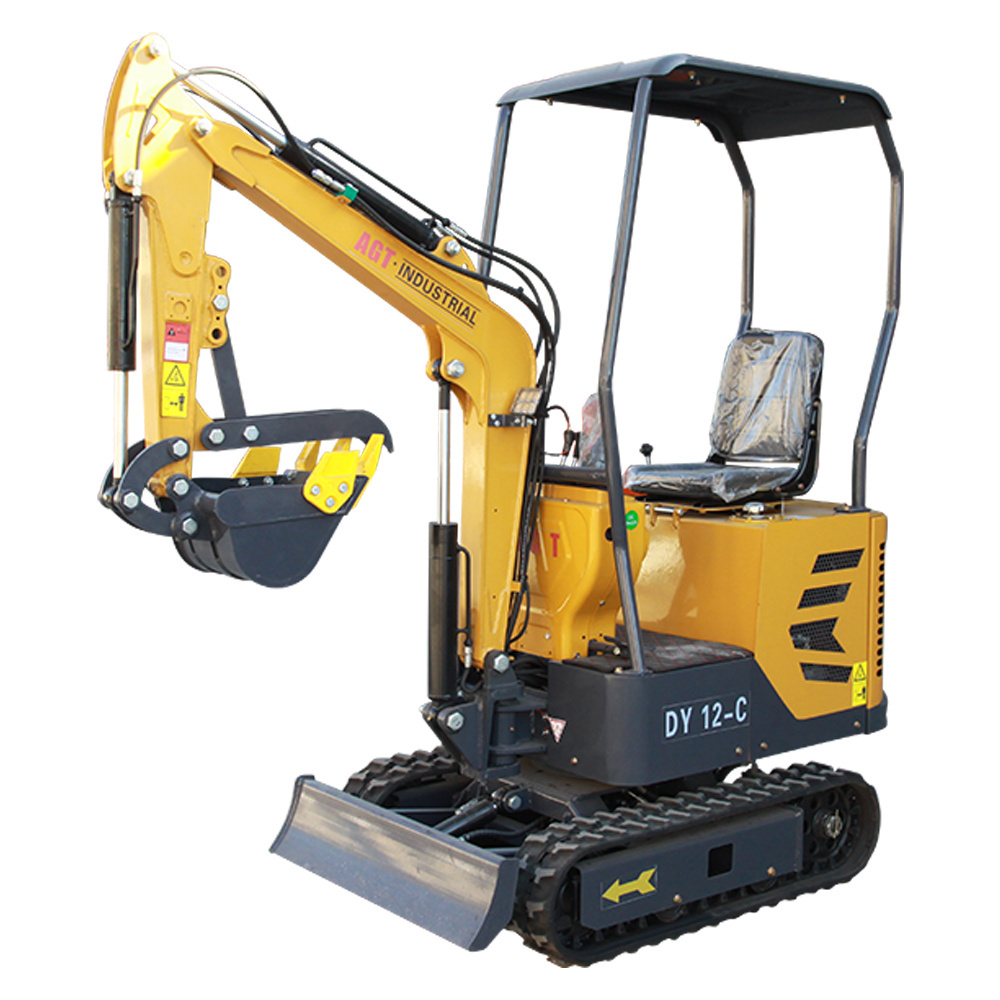 Excavator Rock Bucket Digger Bucket AGT Mini Excavator Mini Excavator Prices 1 Ton Construction Machine for Sale