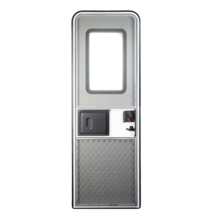 Factory direct sales Powder coated aluminium alloy frame RV door