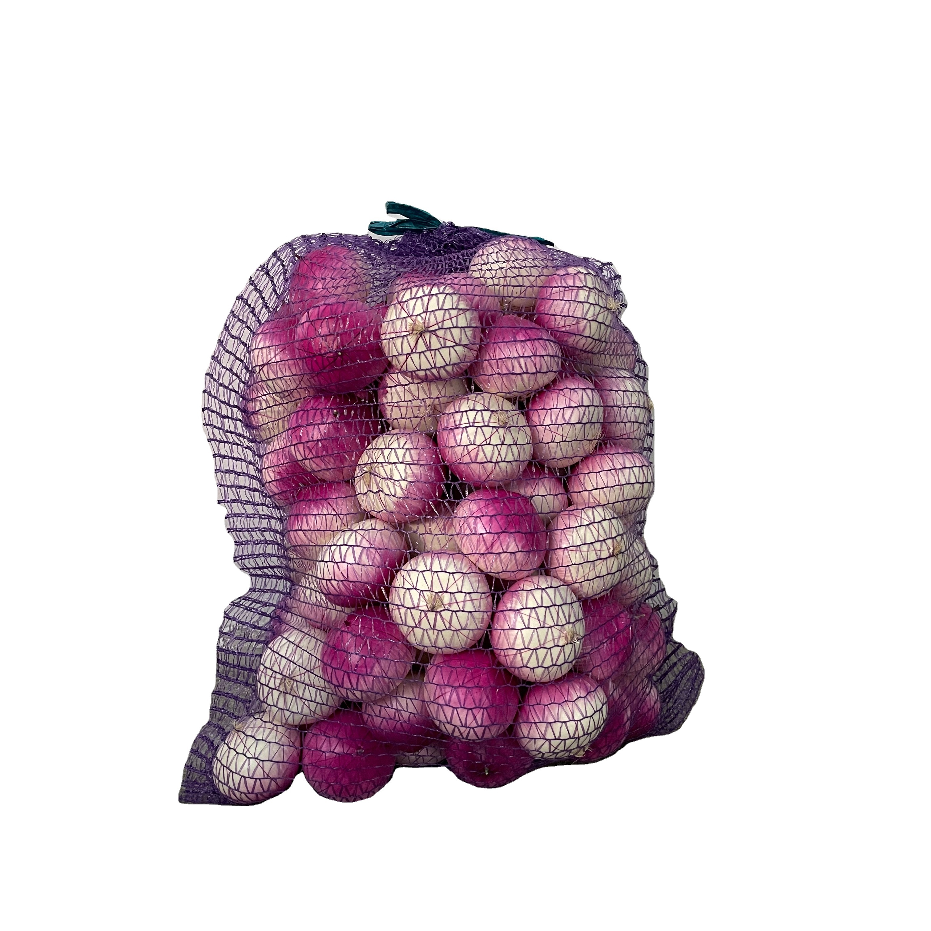 Packing Potato Onion Vegetable fruit top drawing small cheap plastic Sack PE knitting Mesh Bag