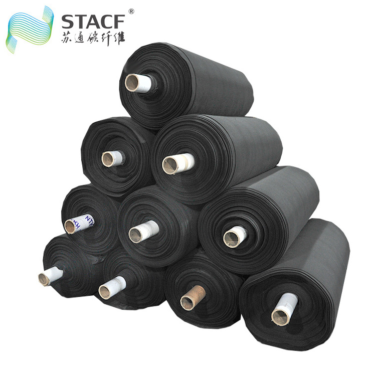 Fireproof Industrial thermal insulation activated carbon liner non woven fabric fiber epa 500 activated carbon felt