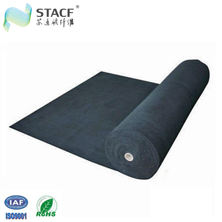 Fireproof Industrial thermal insulation activated carbon liner non woven fabric fiber epa 500 activated carbon felt