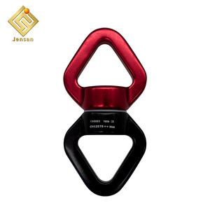 30kn Bearing Swing Swivel Device 360 Rotational Hanging Swivel Hook With 2 Carabiners Connector For Aerial Yoga