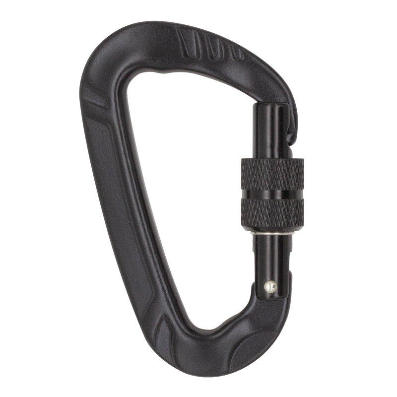 12KN 7075 Aluminum Alloy Screw Locking Side Swing Gate Climbing Carabiner Hook for Outdoor/Climbing JENSAN Custom