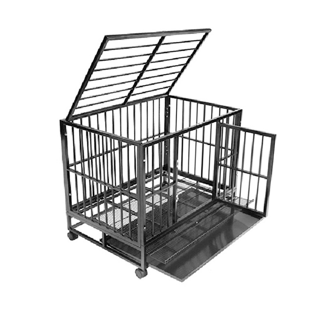 Large outdoor welded used dog kennels cages and runs for sale