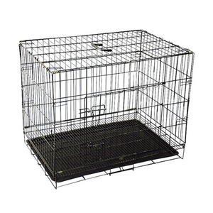 Best pet large folding wire pet cage for dog cat house metal aluminum dog crate