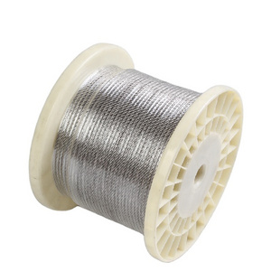 7x7 1.5mm  ss 304 wire rope stainless steel cable