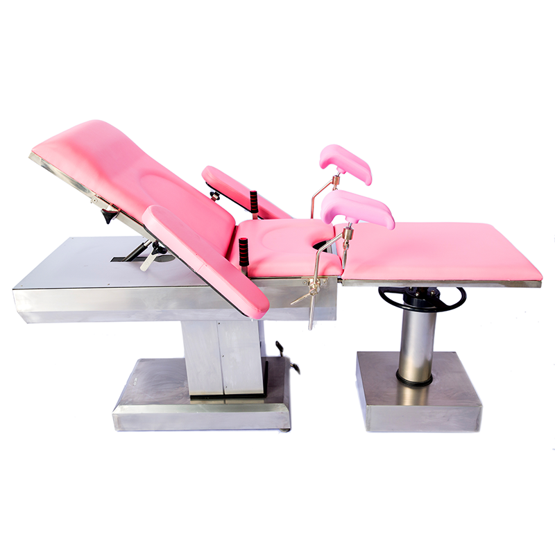 Delivery table Hospital Room Use Mechanical Gynaecological Examination Bed With Stirrups Gynecological Chair