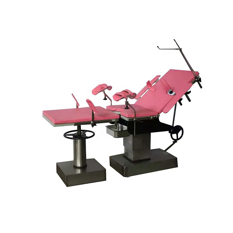 Delivery table Hospital Room Use Mechanical Gynaecological Examination Bed With Stirrups Gynecological Chair