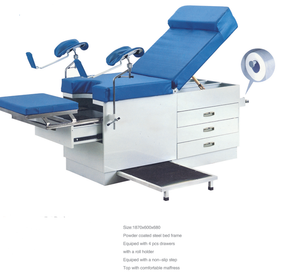 Gynecological Examination Bed With Leg Holders  Cheap Gyno Exam Table