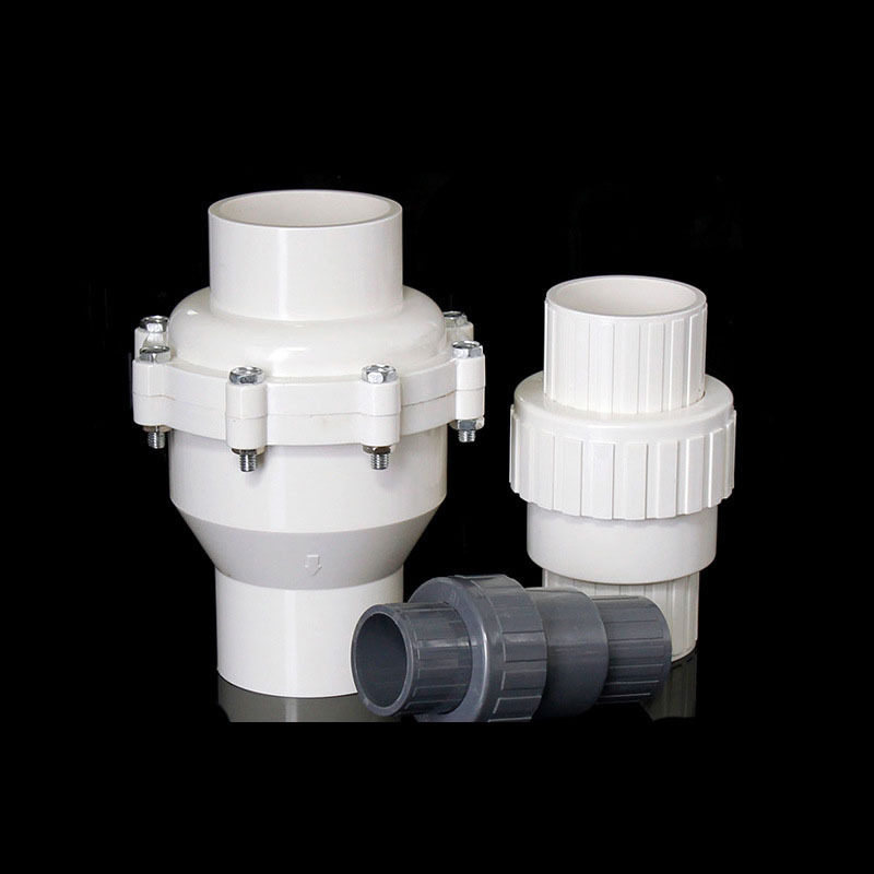 High Quality PVC 20mm 1/2'' Socket PVC Pipe Swing Check Valve