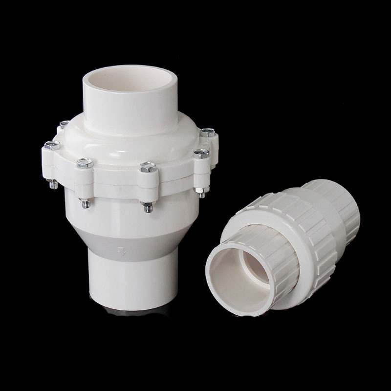 High Quality PVC 20mm 1/2'' Socket PVC Pipe Swing Check Valve