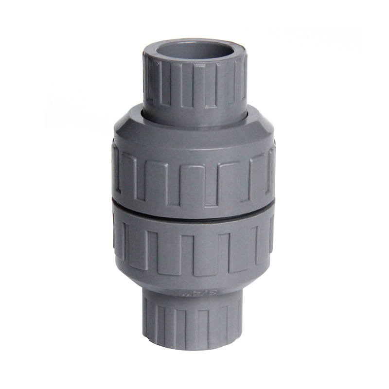 High Quality PVC 20mm 1/2'' Socket PVC Pipe Swing Check Valve