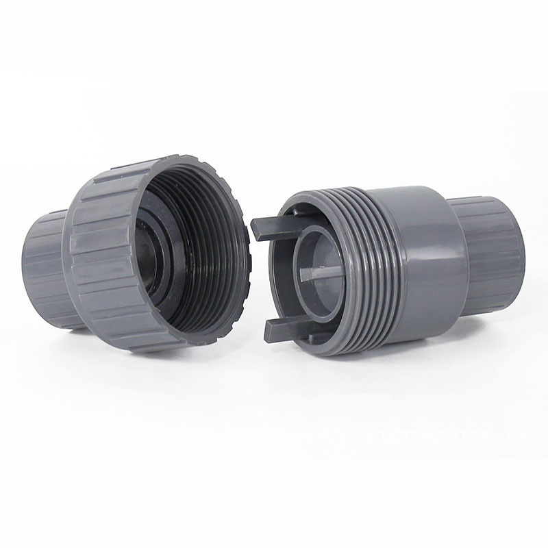 High Quality PVC 20mm 1/2'' Socket PVC Pipe Swing Check Valve