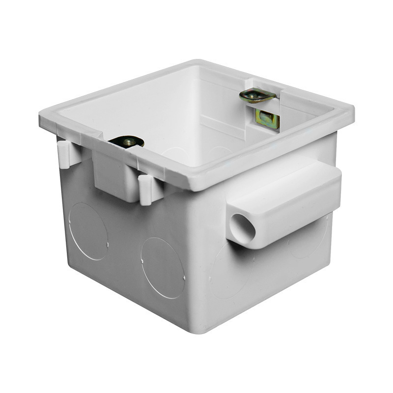 Factory Price High Quality Square Wall Mounted Junction Box PVC Switch Box PVC Electrical Junction Box