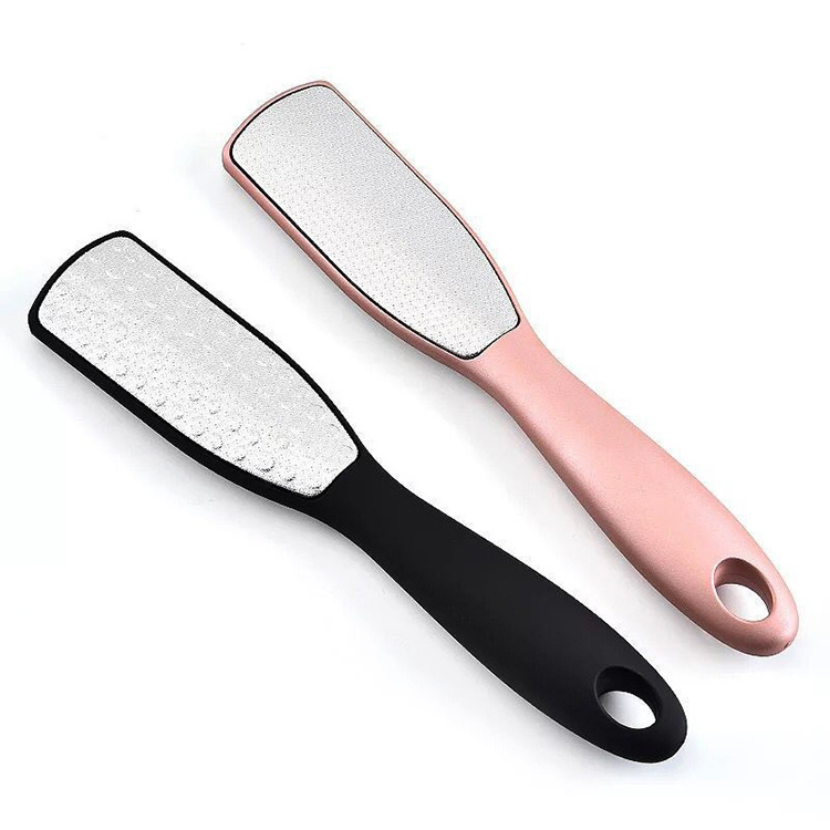 Double Side Scrubs Foot Rasp Feet Skin Callus Remover Scraper Stainless Steel Metal Surface Tool File