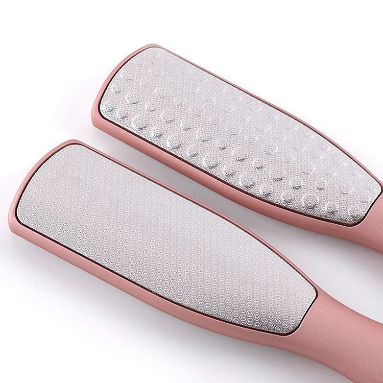 Double Side Scrubs Foot Rasp Feet Skin Callus Remover Scraper Stainless Steel Metal Surface Tool File