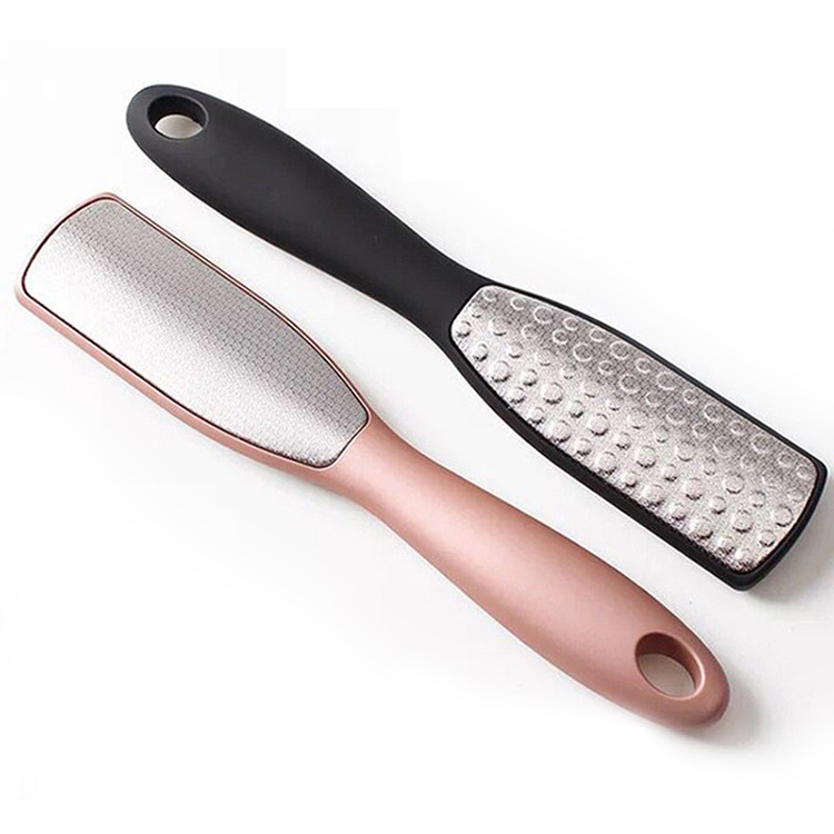 Double Side Scrubs Foot Rasp Feet Skin Callus Remover Scraper Stainless Steel Metal Surface Tool File