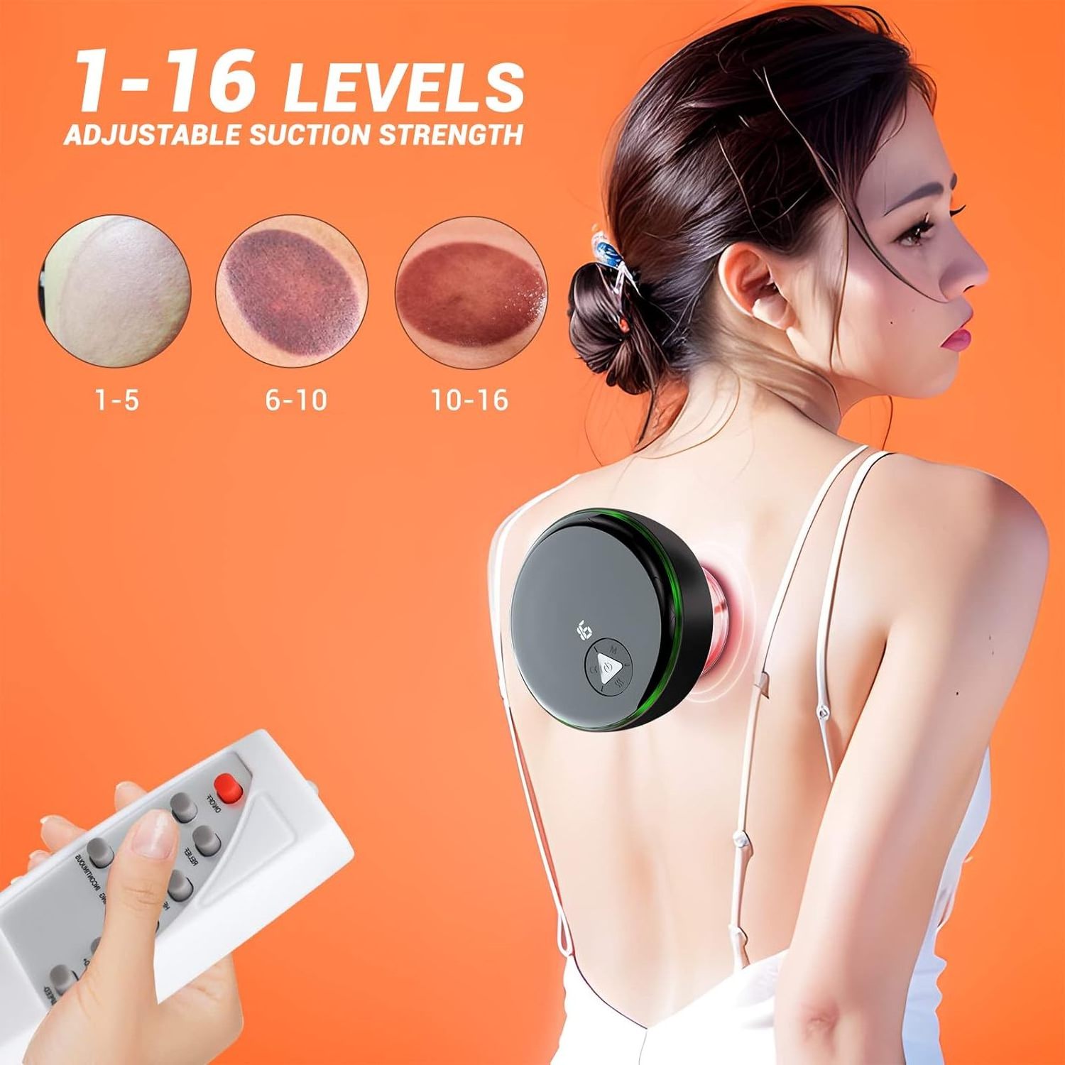 2024  Electric Smart Cupping Therapy Set Remote Control Remedy Cup Device Vacuum Cupping Machine