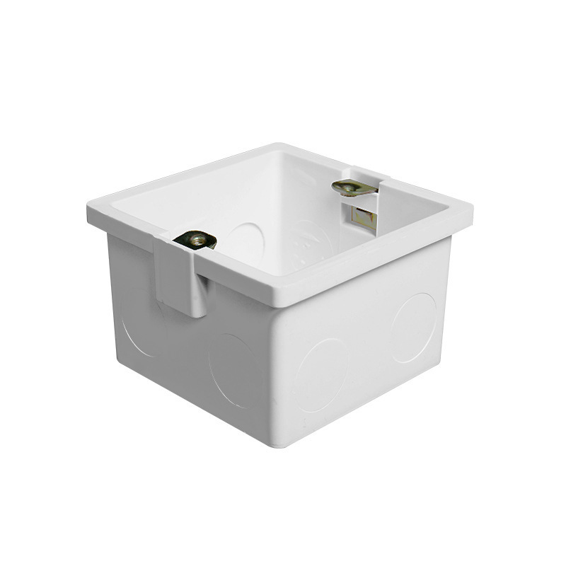 Factory Price High Quality Square Wall Mounted Junction Box PVC Switch Box PVC Electrical Junction Box