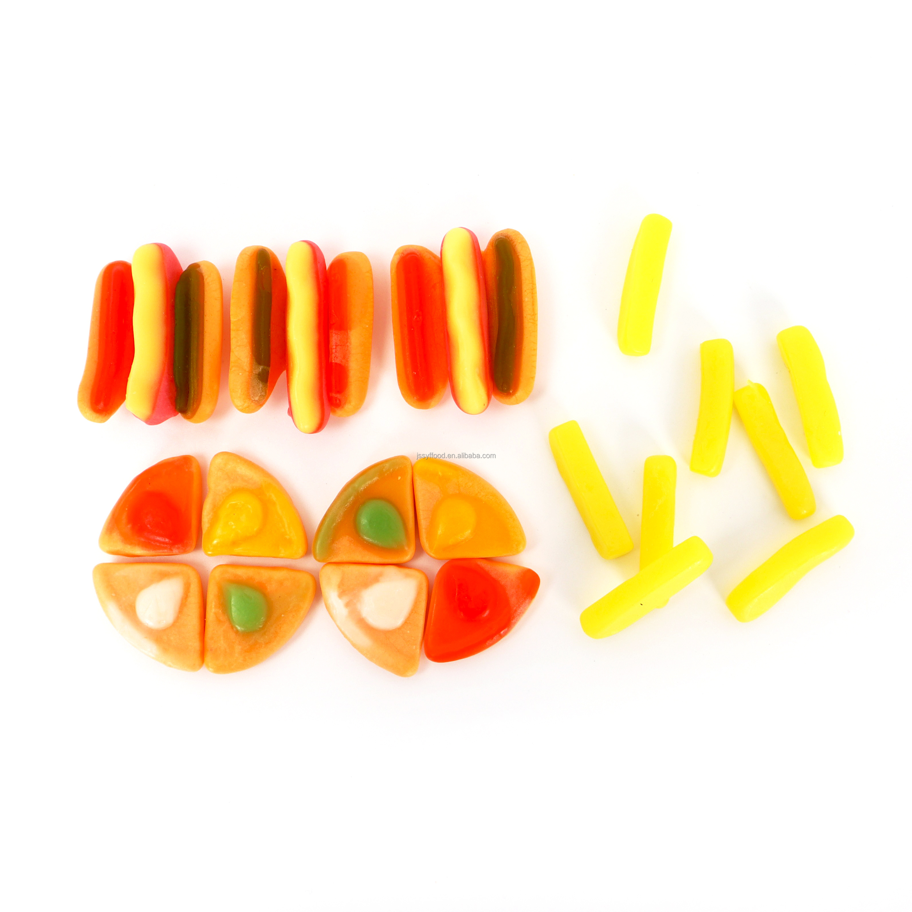 Wholesale Custom assorted candy halal high quality sweet sour flavour Hot dog gummy candy