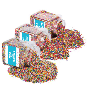 Wholesale Party cake/Birthday cake decoration candy multicolor Edible sprinkle candy