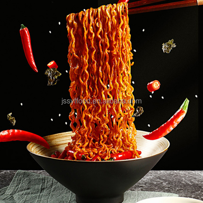 OEM Wholesale Korean Noodles hot sale hot chicken Spicy flavour Halal Instant ramen noodles