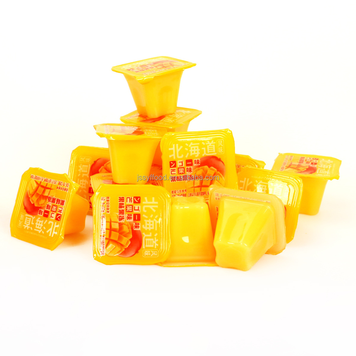 OEM wholesale customization Fruit jelly cups strawberry pudding Mini cup jelly