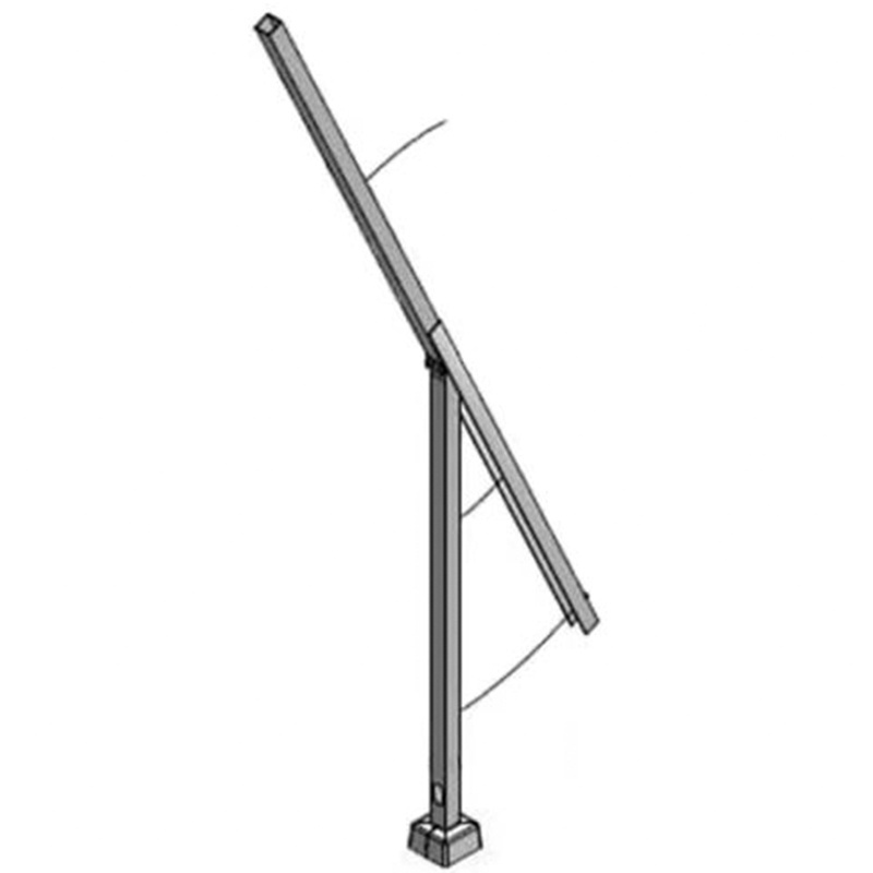 Hot selling galvanized steel mid hinged folding led street lighting pole