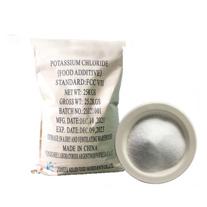 High purity 99% Mesh 40~60 Food Grade Potassium Chloride Powder for Flavour use