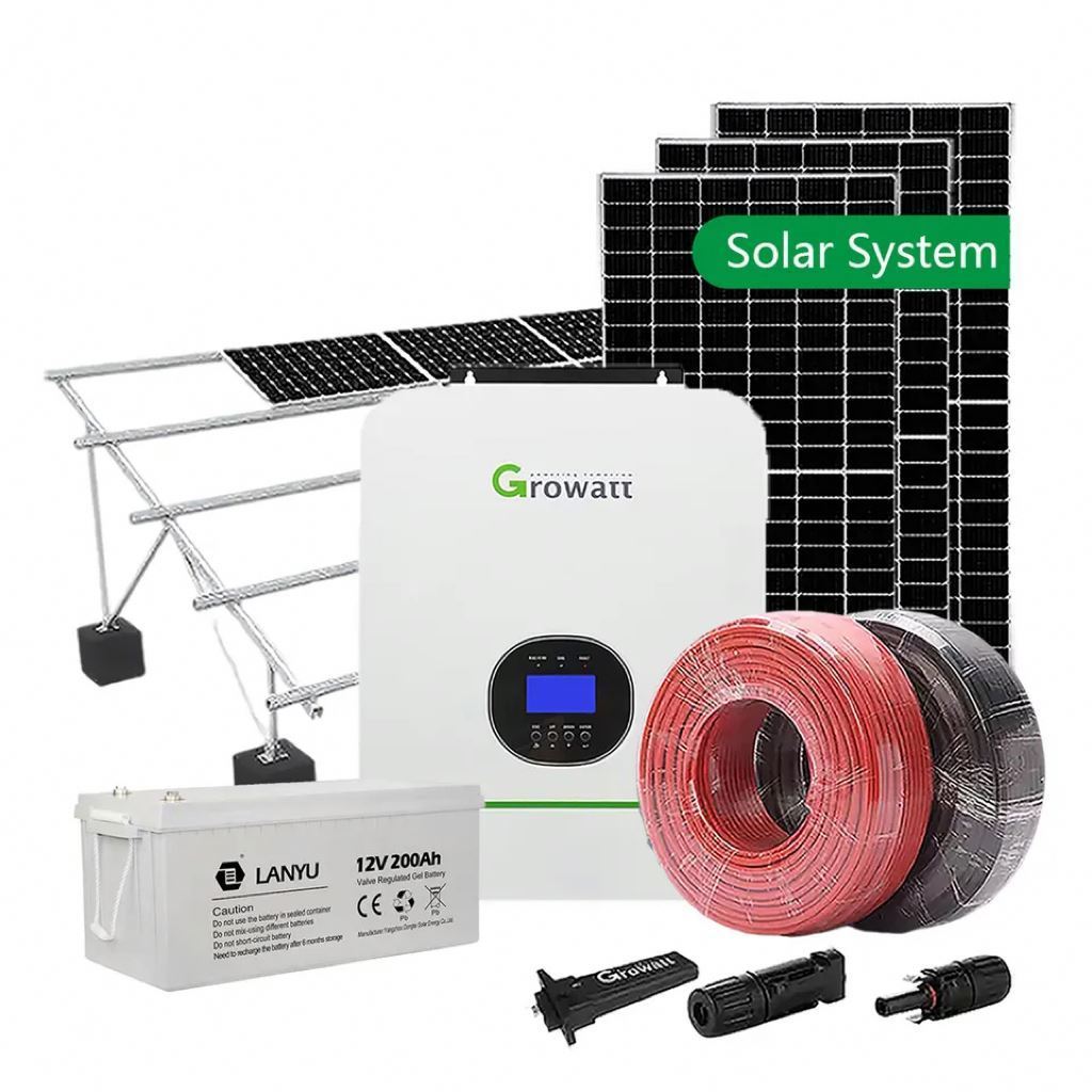 Solar Panel Kit With Mppt Wind / Solar Hybrid Energy System Controller Turbine