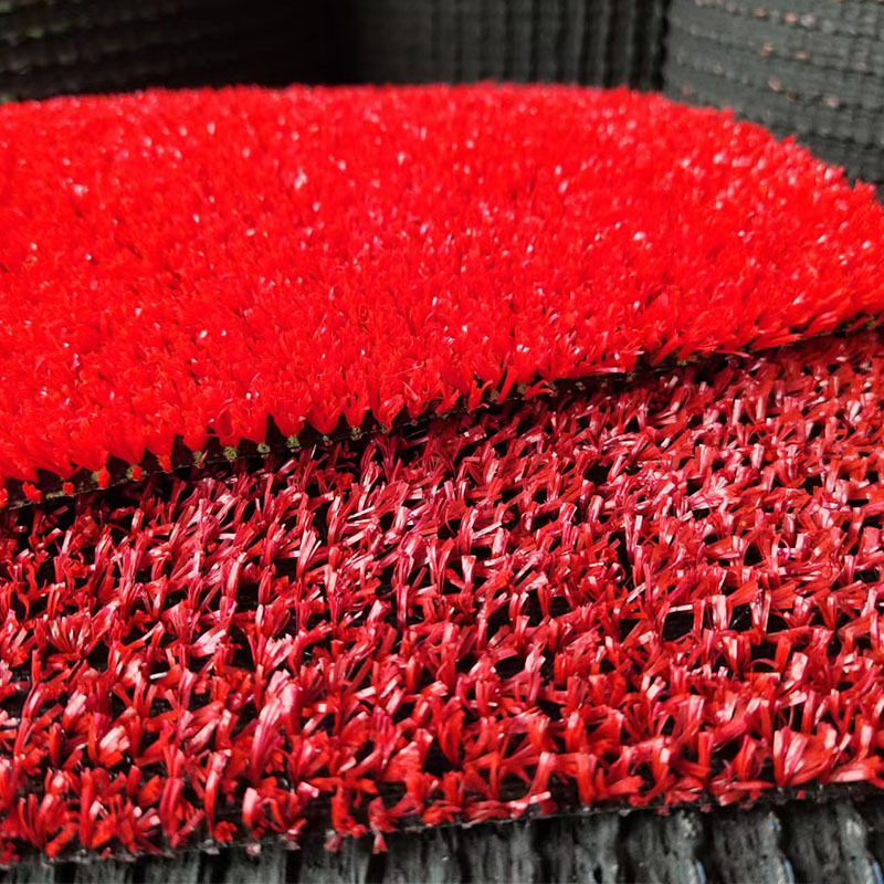 Wholesale red color grass carpet PP synthetic turf outdoor events landscape red artificial grass wedding wall decors