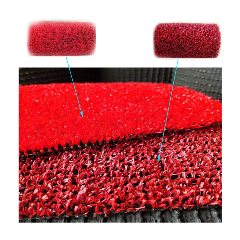 Wholesale red color grass carpet PP synthetic turf outdoor events landscape red artificial grass wedding wall decors