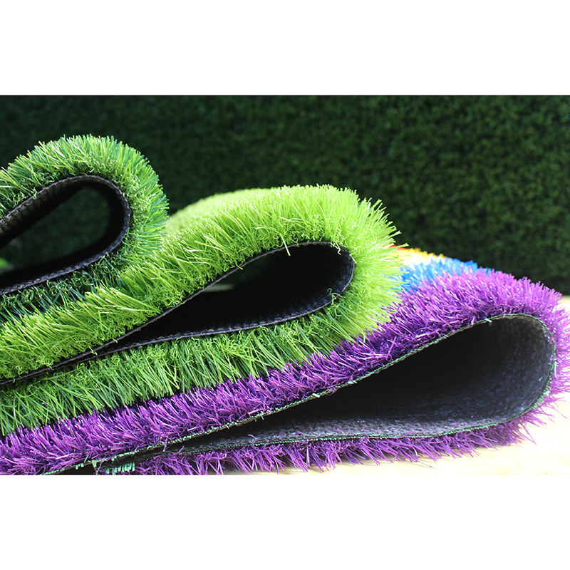 Soft feeling colorful fake grass carpet red blue purple yellow artificial lawn grass turf flooring synthetic grass