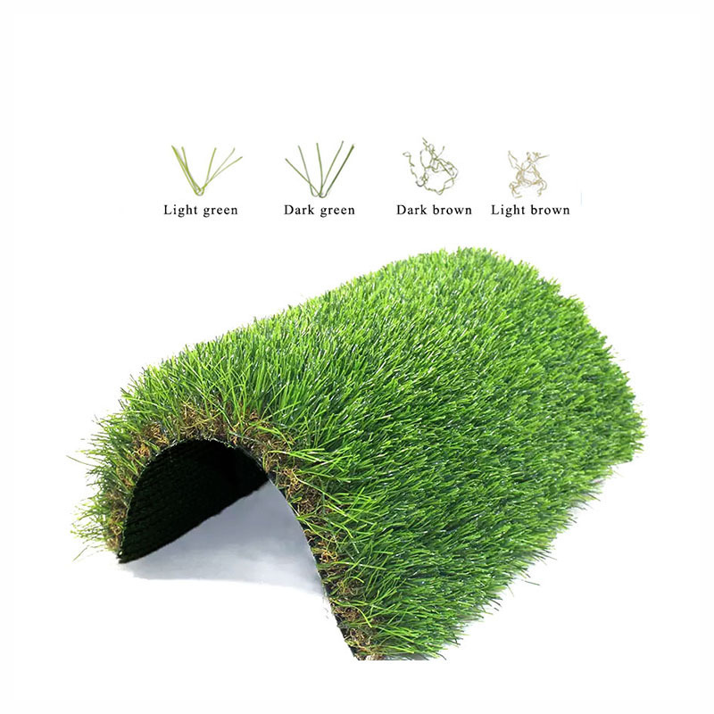 Outdoor natural synthetic turf green grass carpet football lawn landscape artificial grass for garden