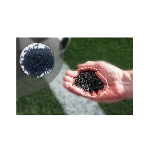 Black wholesale football artificial grass rubber granules turf infill for soccer feild ifller epdm rubber granules